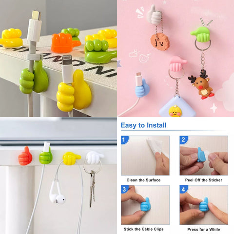 Self-Adhesive Thumb Hook (Pack of 10)