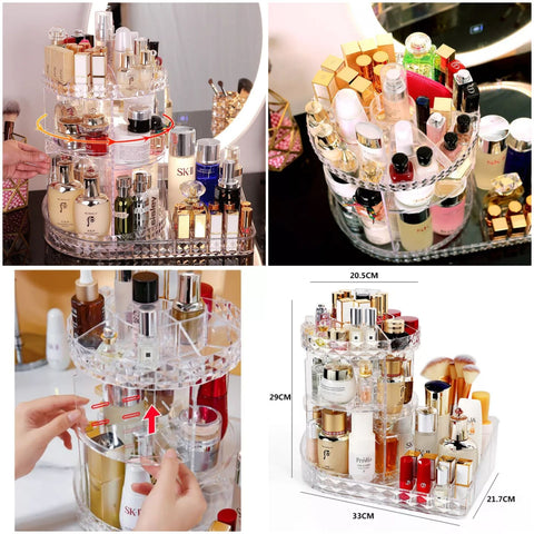 2 in1 360° Cosmetic Organizer