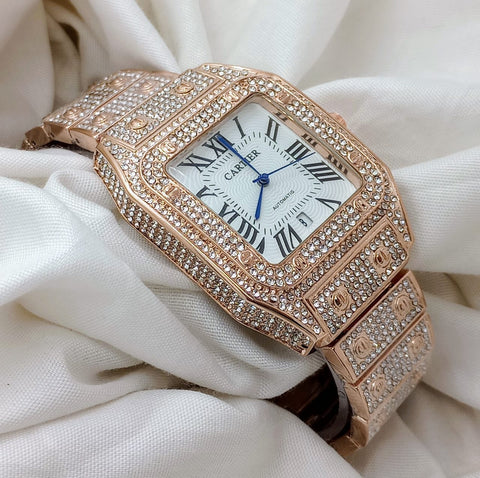 Cartier Crystal Diamond Watch