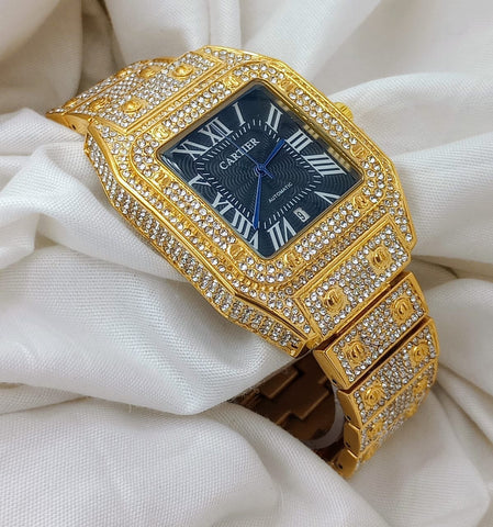 Cartier Crystal Diamond Watch