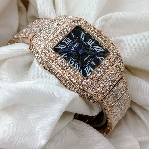 Cartier Crystal Diamond Watch