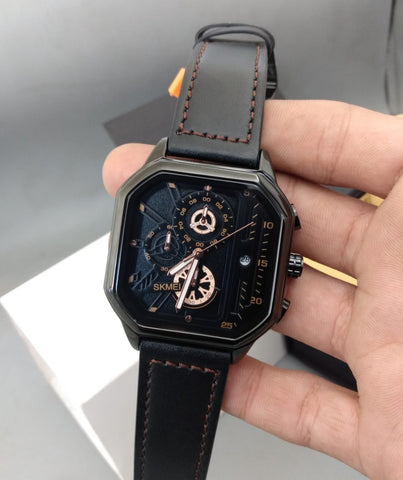 SKMEI MECHANICAL STRAP WATCH
