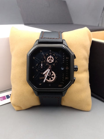 SKMEI MECHANICAL STRAP WATCH