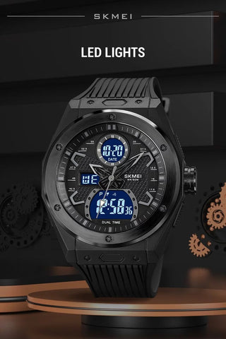 SKMEI DUAL TIME SPORTS WATCH