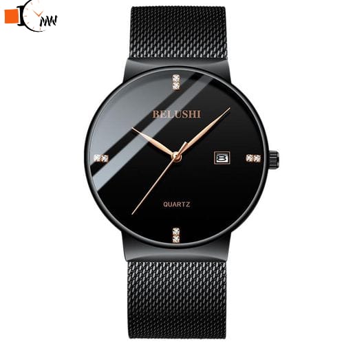 BELUSHI ORIGINAL STAINLESS STEEL WATCH WITH SHAPER CHAIN