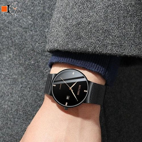 BELUSHI ORIGINAL STAINLESS STEEL WATCH WITH SHAPER CHAIN