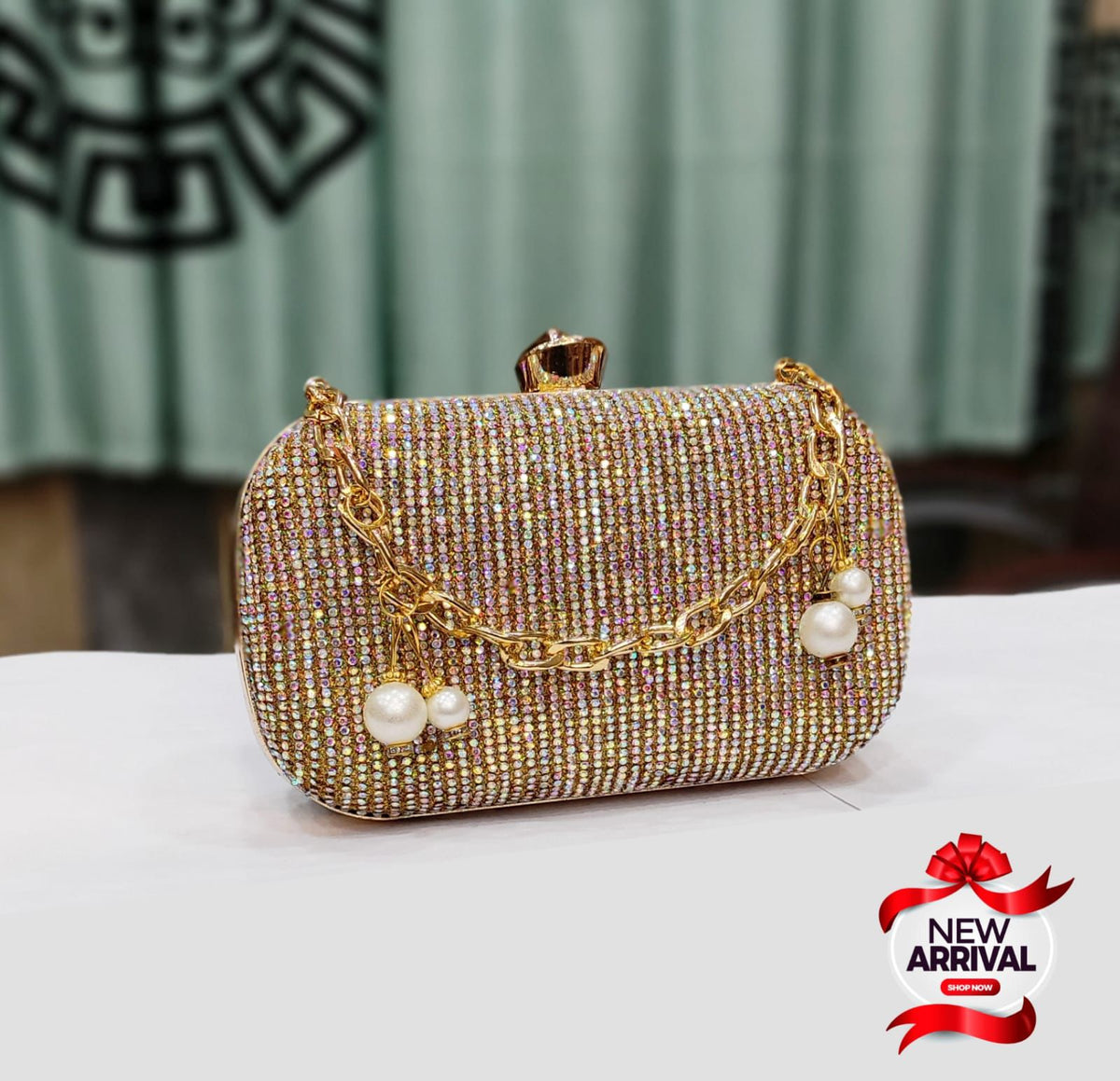Beautiful Hand Clutch with Handle for Girls Spireclick