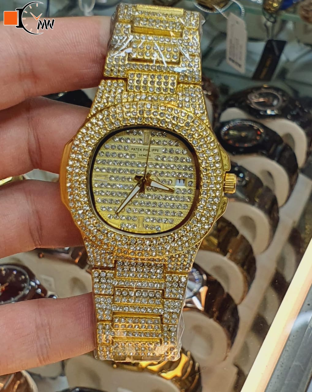 PATEK PHLIPPE DATE WORKING STAINLESS STEEL CHAIN