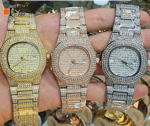 PATEK PHLIPPE DATE WORKING STAINLESS STEEL CHAIN