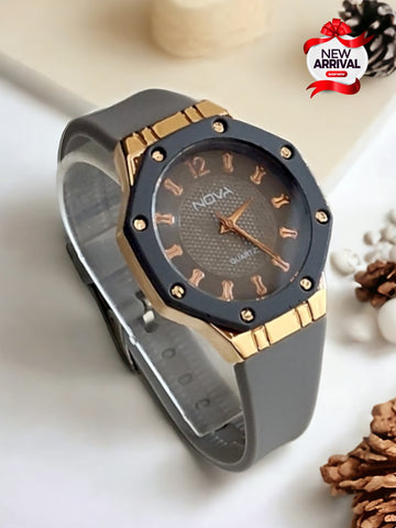 Premium Ladies Rubber Strap Watch
