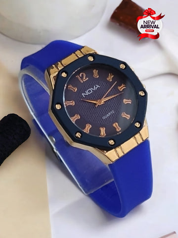 Premium Ladies Rubber Strap Watch