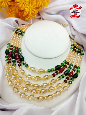 New arrival Beautiful China pearls 5 layers mala