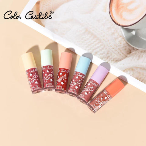 Color Castle Sweet Matte Lip Gloss Set of 6pc