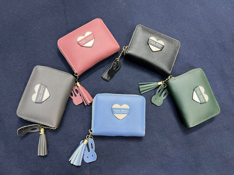 Imported Collection  High Quality Imported Mini Zipper Wallet With Inside Pocket