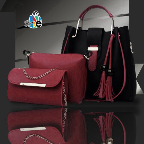Trending Good Quality 3 Pcs Shoulder Bag Set for Girls