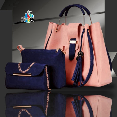 Trending Good Quality 3 Pcs Shoulder Bag Set for Girls