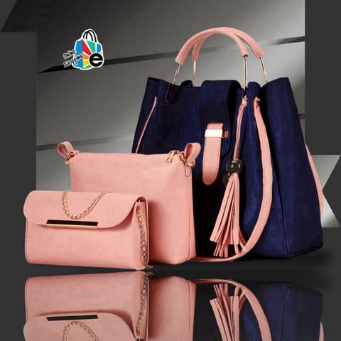 Trending Good Quality 3 Pcs Shoulder Bag Set for Girls