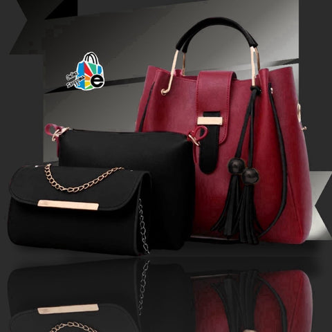 Trending Good Quality 3 Pcs Shoulder Bag Set for Girls