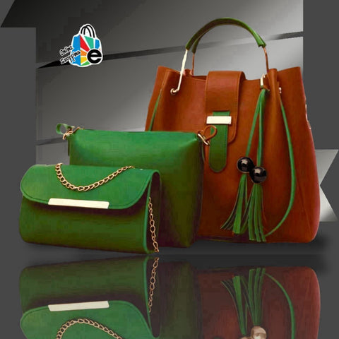 Trending Good Quality 3 Pcs Shoulder Bag Set for Girls