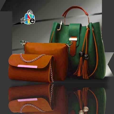 Trending Good Quality 3 Pcs Shoulder Bag Set for Girls