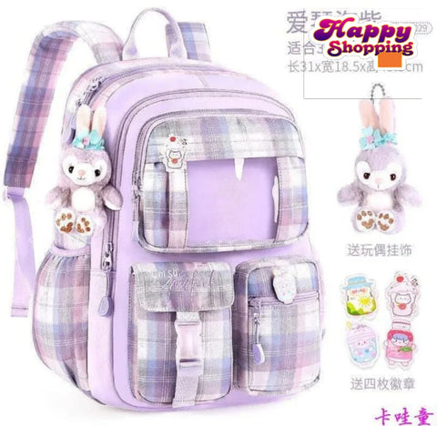 Imported Multi Color Backpack for girls