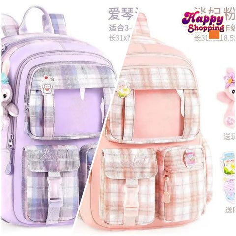 Imported Multi Color Backpack for girls