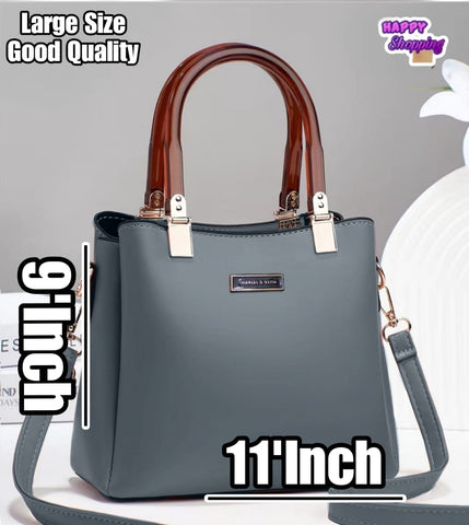 Charles & Keith High Quality Shoulder Bag  For Girls With Imported Acrylic Handle