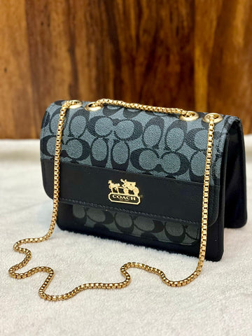 Aaa Quality  Coach Girls Crossbody With Long Chain.