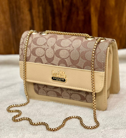 Aaa Quality  Coach Girls Crossbody With Long Chain.