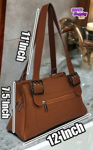 Ted Baker High Quality Multi Zipper Hand Bag