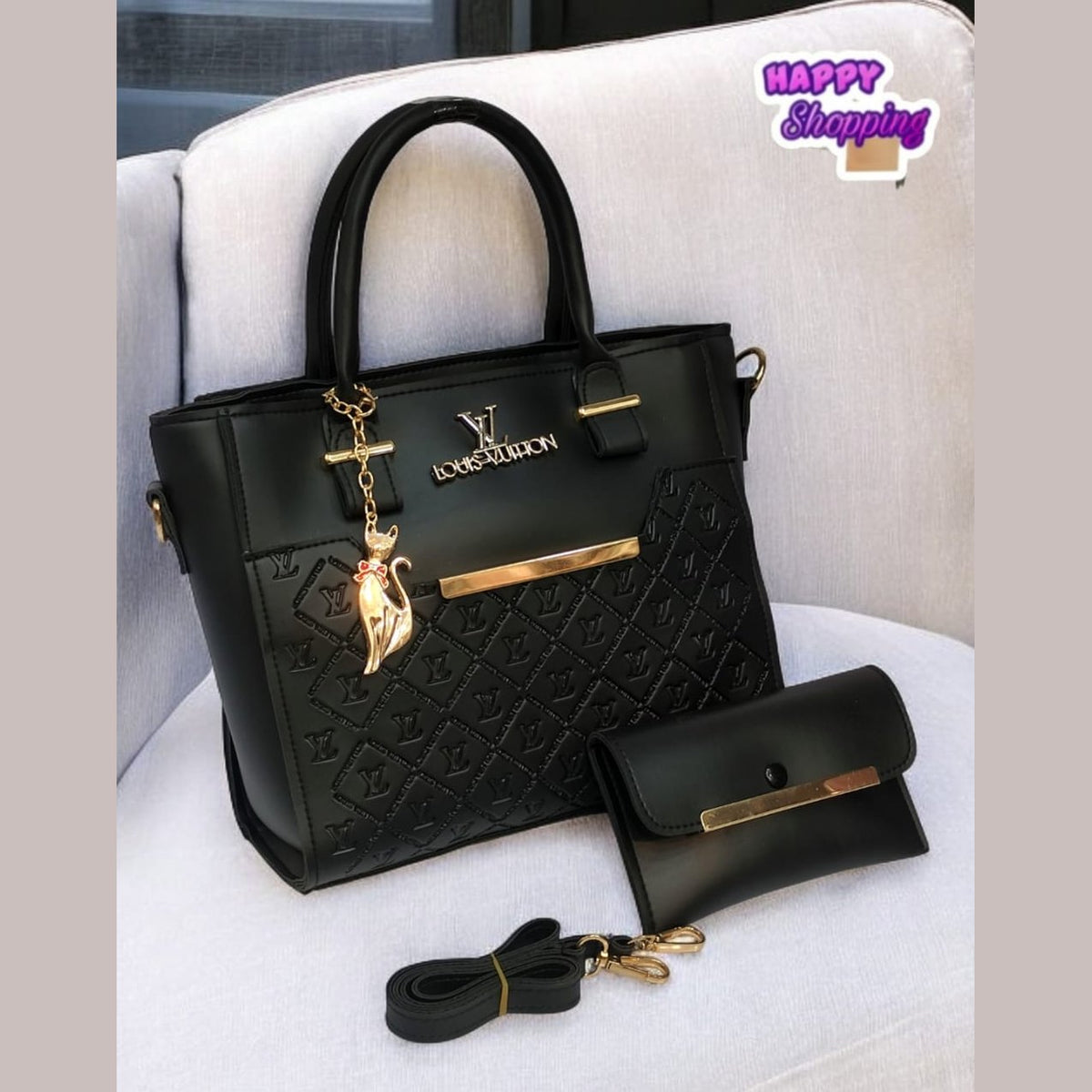 Luxury L.V 2Pcs HandBag For Girls