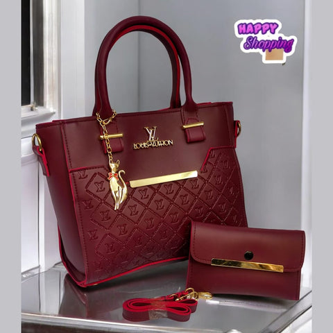 Luxury L.V 2Pcs HandBag For Girls