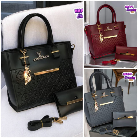 Luxury L.V 2Pcs HandBag For Girls