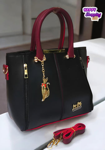 Coach High Quality Shoulder Bag For Girls With Imported Keychain