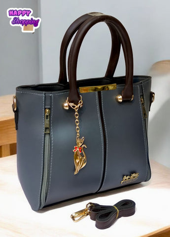 Coach High Quality Shoulder Bag For Girls With Imported Keychain