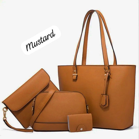 4Pcs High Quality Hand Bag For Girls