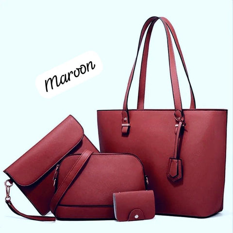 4Pcs High Quality Hand Bag For Girls