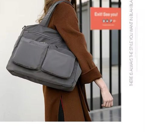 New Ladies Fashionable waterproof Nylon Casual Shoulder Large Mummy Bag