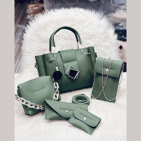 Charles & Kieth 5pcs HandBag Set
