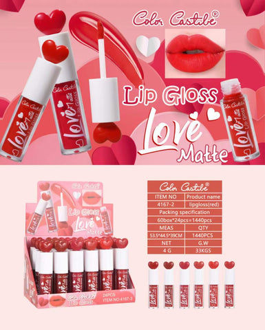 Color Castle 24H Long lasting Matte Gloss Set of 6 Pieces