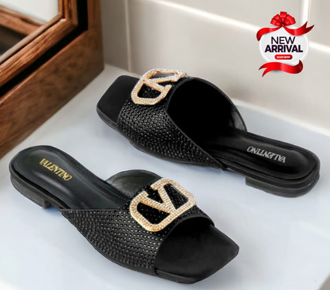 Valentino Stone Slipper