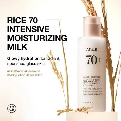 ANUA - Rice 70 Intensive Moisturizing Milk Lotion - 150ML - Spireclick