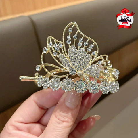 Butterfly Twist Peacock s Hair Clip