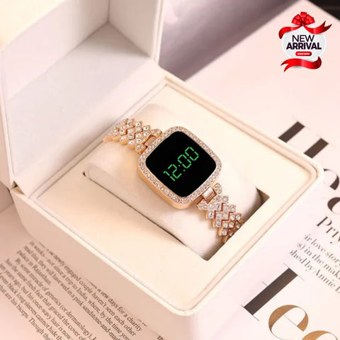 LADIES LED JEWELLERY WATCH