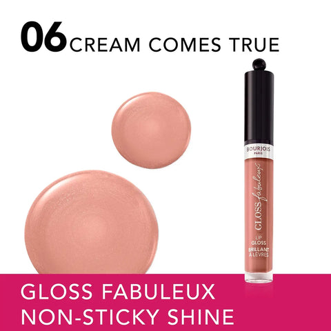 Bourjois - Gloss Fabuleux Lip Gloss Cream Comes True # 06