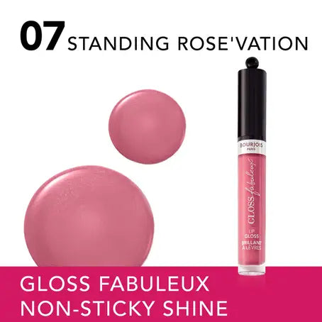 Bourjois - Gloss Fabuleux Lip Gloss Standing RoseVation # 07
