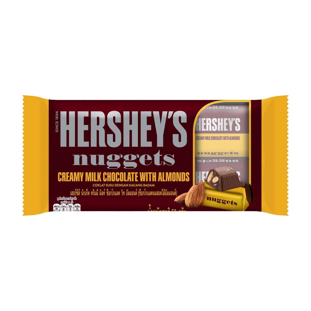 Hersheys Nuggets Milk Chocolate with Almonds 28g