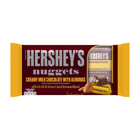 Hersheys Nuggets Milk Chocolate with Almonds 28g