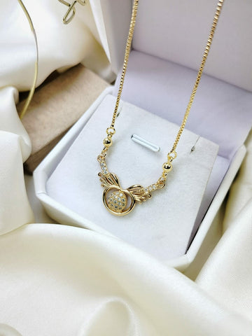 Fancy Zircon Diamond Ball locket