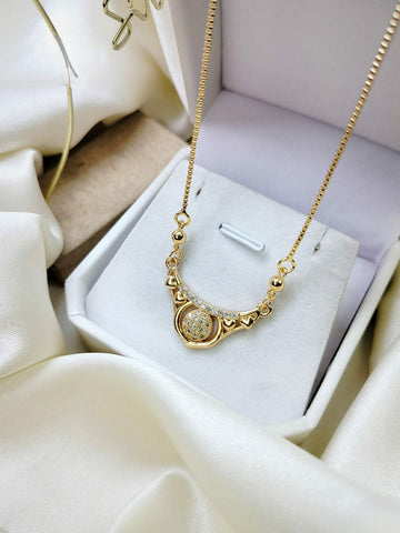 Fancy Zircon Diamond Ball locket